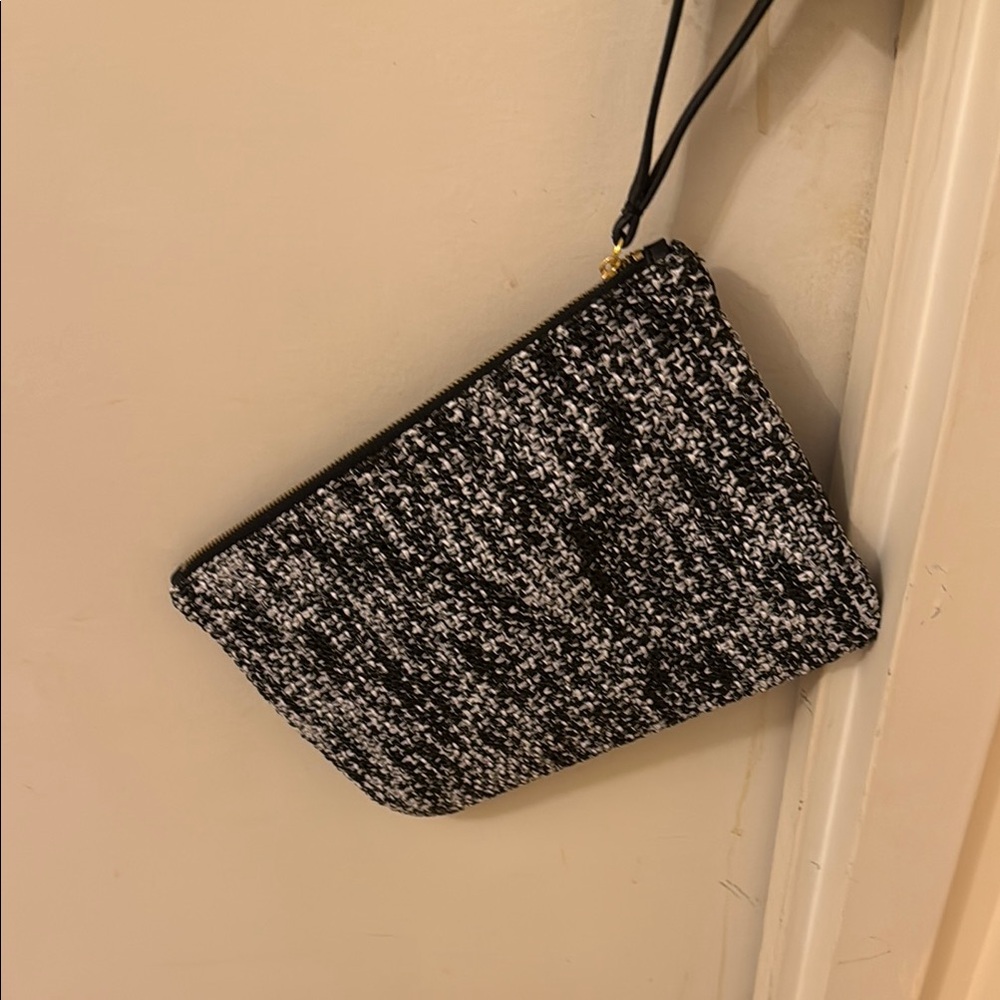 Banana Republic Black and White Clutch
